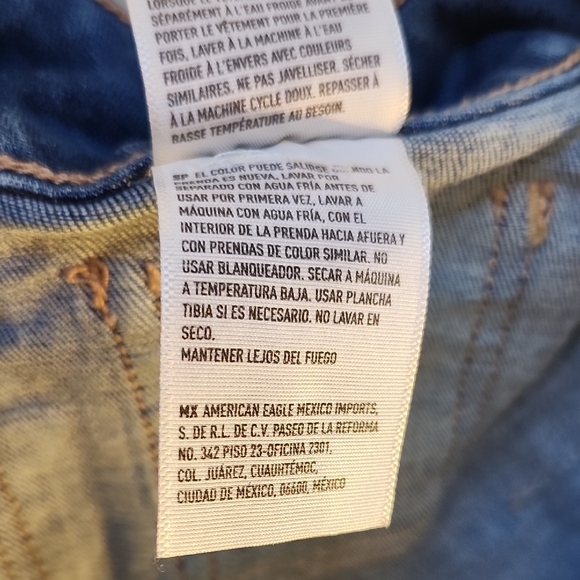 American Eagle Outfitters Blue Denim Mini Skirt - Picture 5 of 9